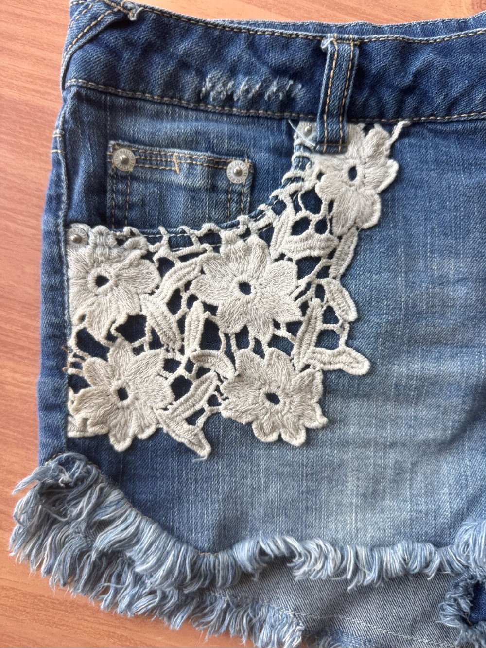BOGO Mossimo Women’s Floral Lace Jean Shorts